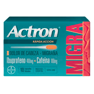 Actron migra x 10 capsulas